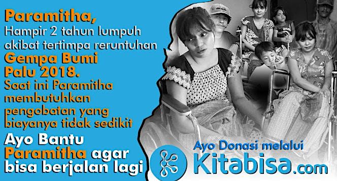 Ibu Mitha Lumpuh Akibat Gempa Palu