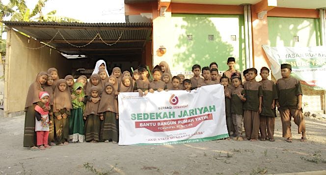 Bangun Yayasan Berbagi Semangat