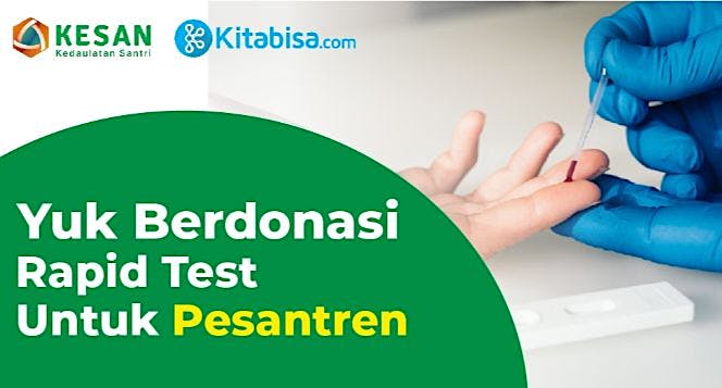 Rapid test untuk Pesantren