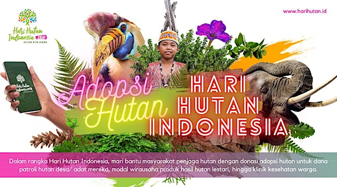 Webinar untuk Donasi #AdopsiHutan