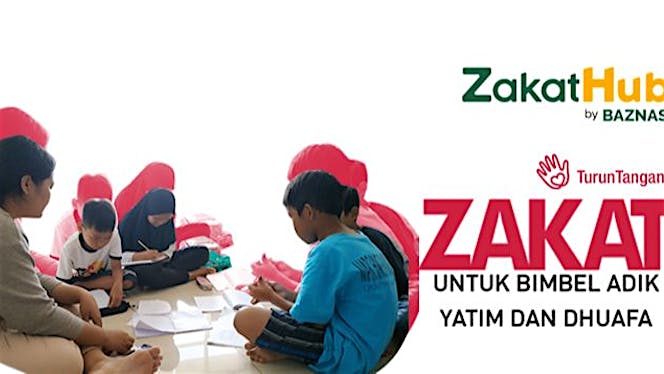 Zakat untuk Bimbel Adik Yatim dan Dhuafa