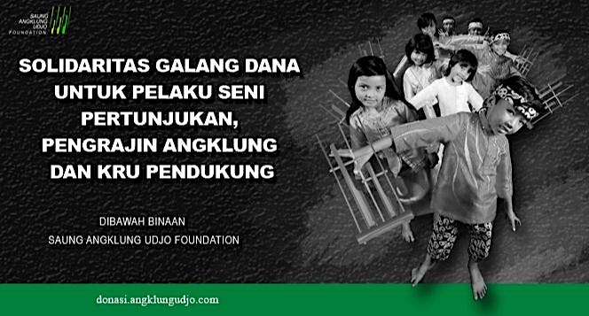 Solidaritas Galang Dana Pelaku Seni Angklung Udjo