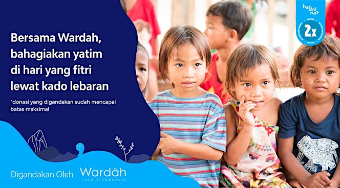 Wardah Berbagi Kado Lebaran bagi 1.000 Anak Yatim