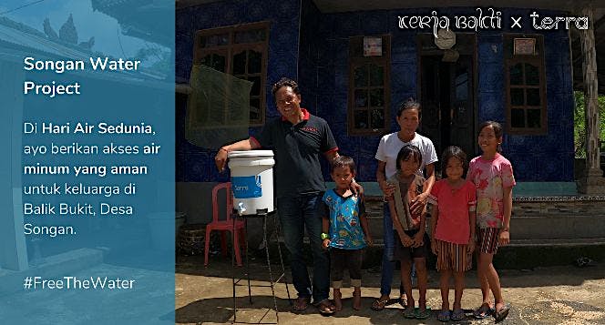 Akses Air Minum Aman untuk Desa Songan