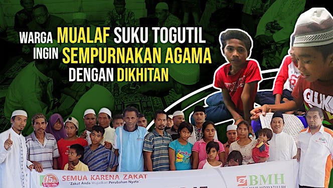 Dukung 103 Laki-Laki Mualaf Suku Togutil