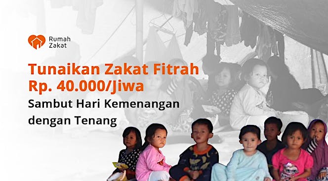 Zakat Fitrah untuk Warga Terdampak Bencana
