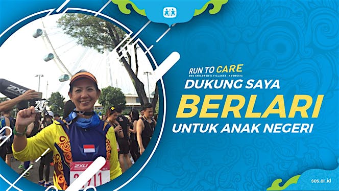 Eva berlari 150KM untuk Mimpi Anak Indonesia