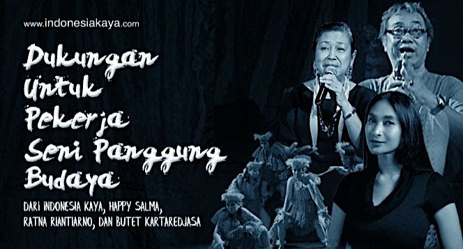 Dukungan untuk Pekerja Seni Panggung Budaya