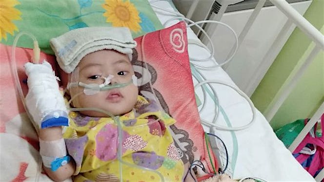Arsyad, bayi 7 bulan dengan jantung bocor