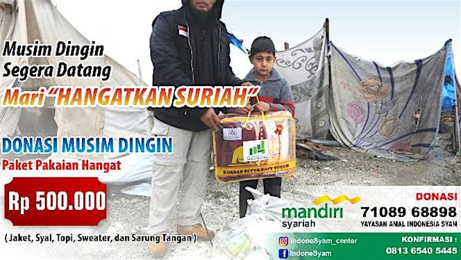 Hangatkan Suriah di Musim Dingin