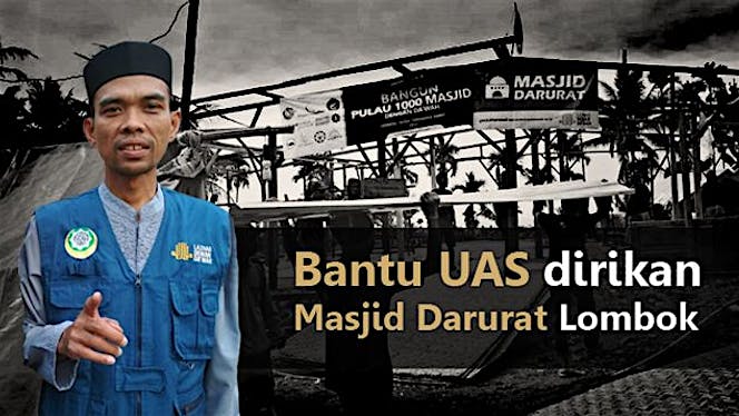 Masjid darurat Lombok