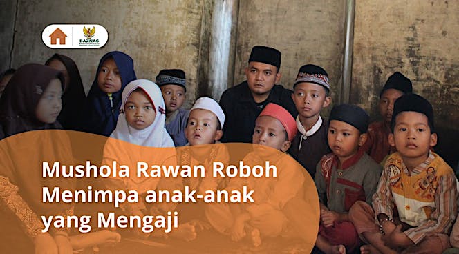 Perbaiki Mushola Assayidi yang Hampir Roboh