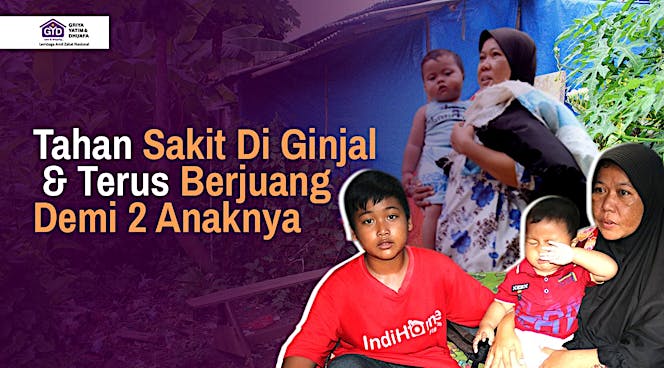 Demi Buah Hati, Ibu Tahan Sakit & Terus Bekerja