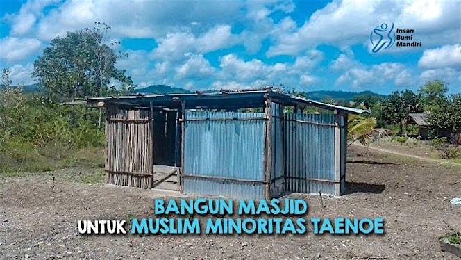 BANGUN MASJID UNTUK MUSLIM MINORITAS TAENOE
