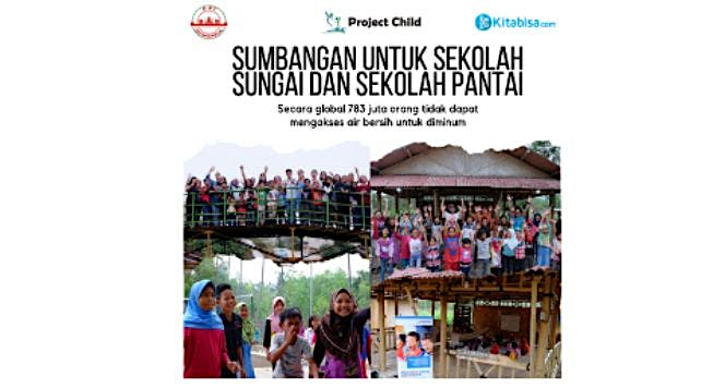 Sumbangan untuk Sekolah Sungai dan Sekolah Pantai