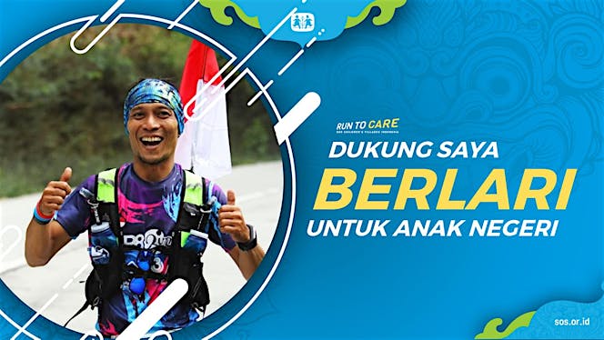 Hamzah berlari 150KM untuk Mimpi Anak Indonesia