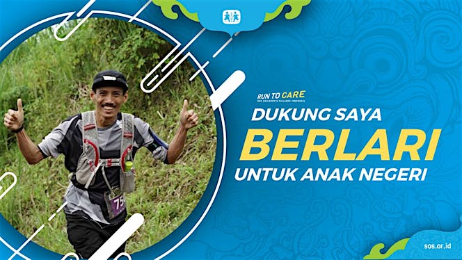 Agung berlari 150KM untuk Mimpi Anak Indonesia