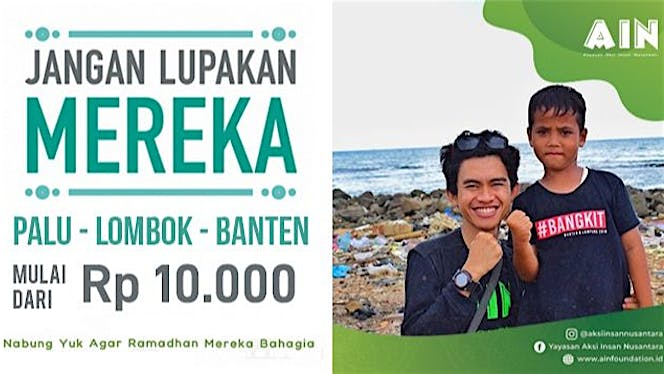 Bantu Korban Pengungsi Nikmati Bulan Ramadhan