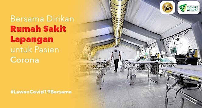 Rumah Sakit Lapangan Untuk Pasien Corona