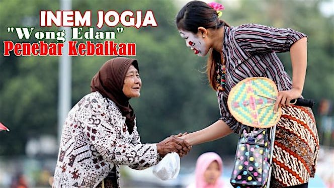 Support Inem Jogja, "Wong Edan" Penebar Kebaikan