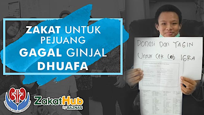 Zakat untuk Pejuang Gagal Ginjal Kurang Mampu