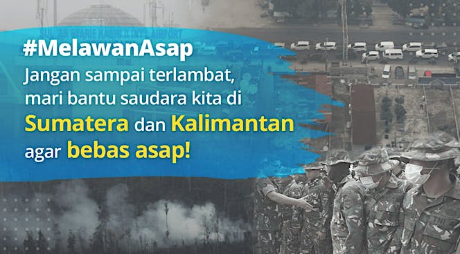 #MelawanAsap Bersama Kitabisa