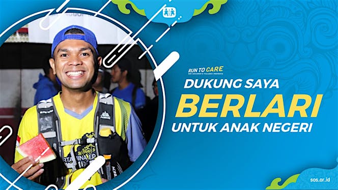 Stefanus Berlari 150KM untuk Mimpi Anak Indonesia