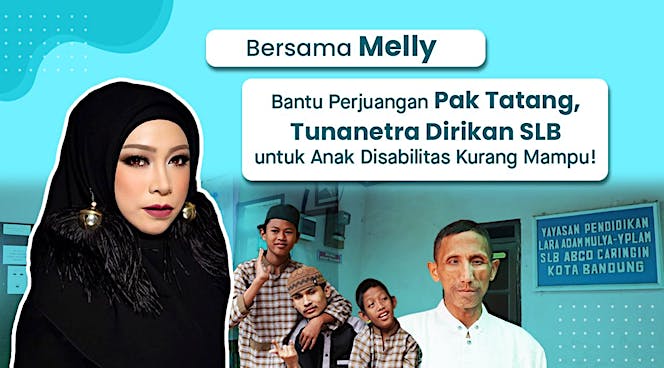 Bersama Melly Bantu Pak Tatang Dirikan SLB