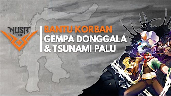Komik Nusa V Bantu Donggala Dan Palu