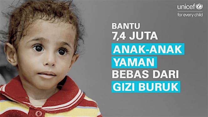 Bantu Adik Kita di Yaman Sembuh dari Gizi Buruk