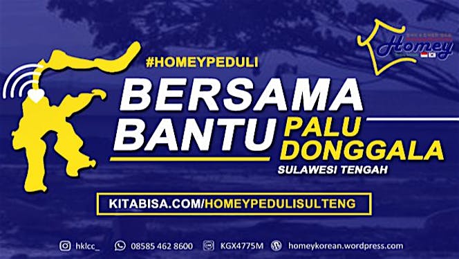 #HOMEYPEDULI Bersama Bantu Palu - Donggala