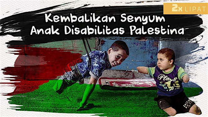 Bantu Ribuan Penyandang Disabilitas di Palestina