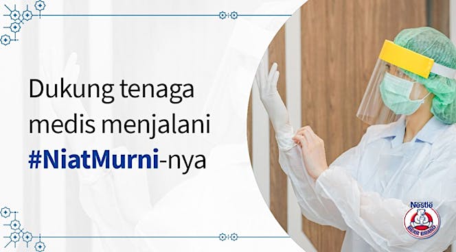 #NiatMurni Beri Asupan Nutrisi bagi Garda Terdepan