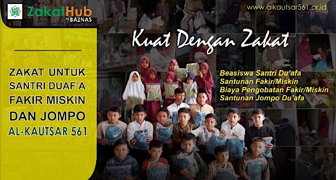 Zakat untuk Santri Dhuafa, Fakir Miskin dan Jompo