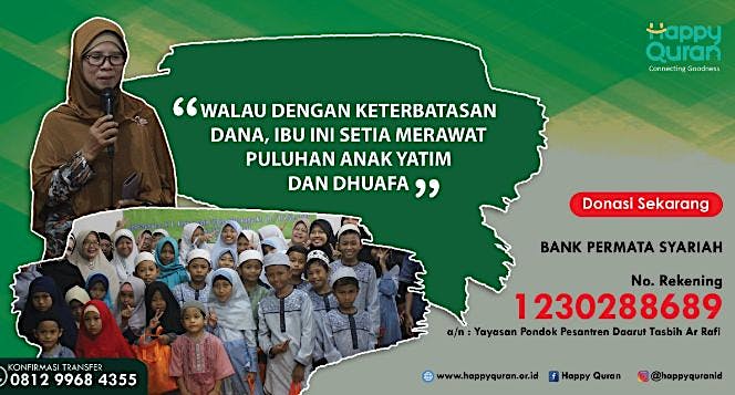 Bantu Ibu Ini Merawat Puluhan Anak Yatim & Dhuafa