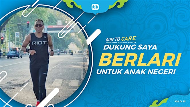 Rustam E Berlari 150KM untuk Mimpi Anak Indonesia