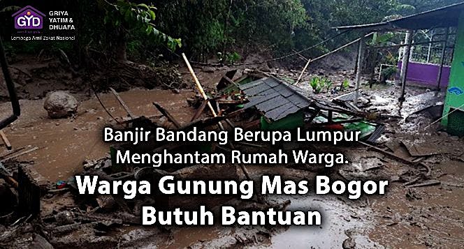 Mari Bantu Segera! Gunung Mas Bogor Banjir Bandang
