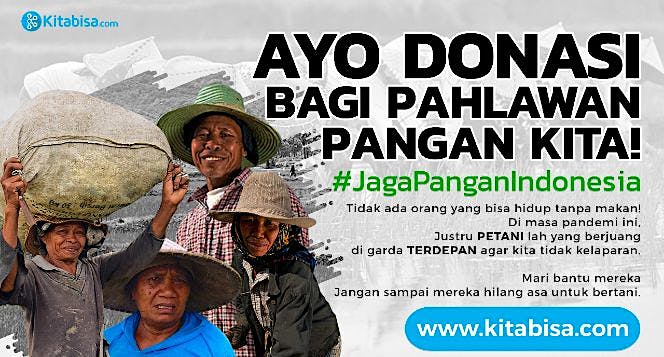 Bantu Jutaan Petani & Buruh Petani Hadapi Pandemi