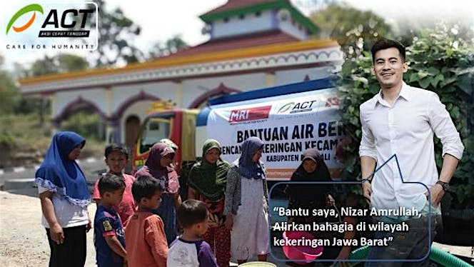 Bersama Nizar, bantu kekeringan di Jawa Barat