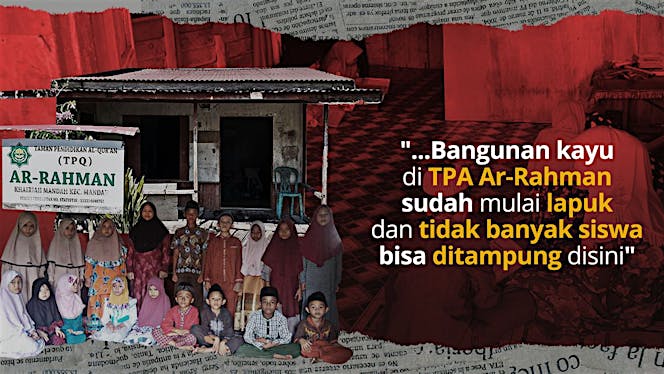 Wujudkan Tempat Mengaji Layak Bagi Anak Mandah