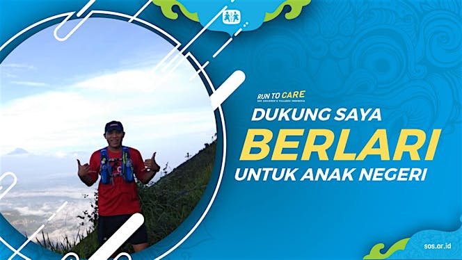 Iyan berlari 150KM untuk Mimpi Anak Indonesia