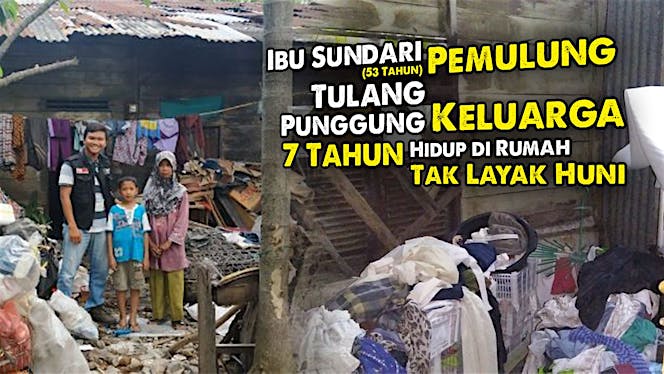 Bantu Ibu Pemulung Miliki Rumah Layak Huni