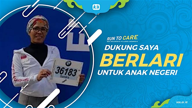 Sandra Berlari 150KM untuk Mimpi Anak Indonesia