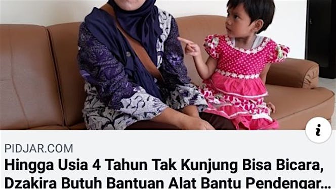 Bantu teman2 assyafi untuk mendengar dan berbicara
