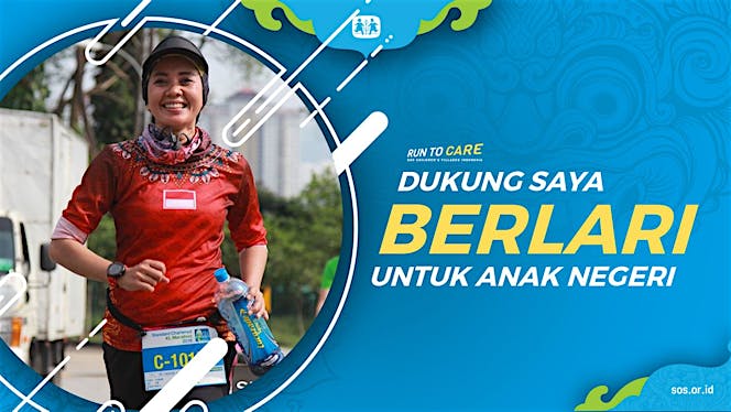 Cici berlari 150KM untuk Mimpi Anak Indonesia