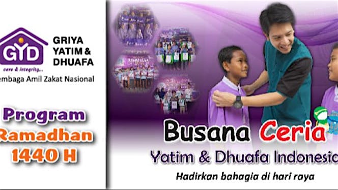 BUSANA CERIA YATIM DAN DHUAFA