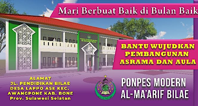 Bantu Pembangunan Asrama Dan Aula Pondok Pesantren