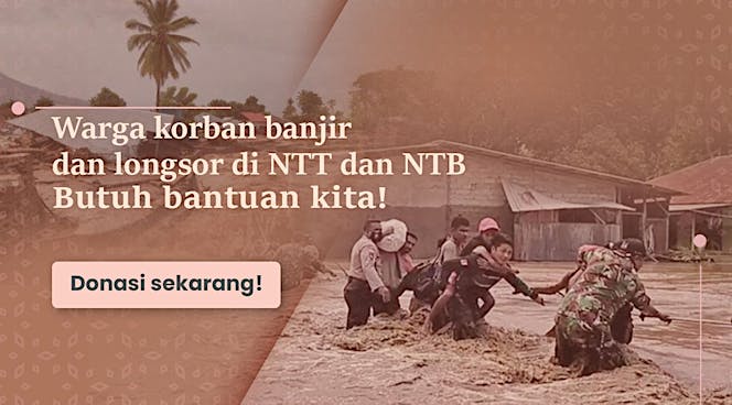 Urgent! Bantu Saudara-saudara kita di NTT