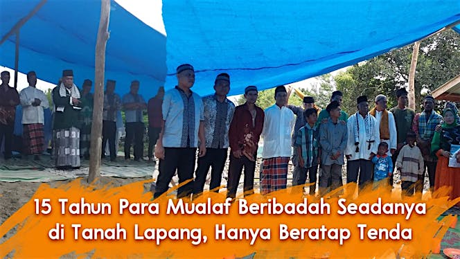 Amal Jariyah Bangun Masjid Pertama untuk Mualaf