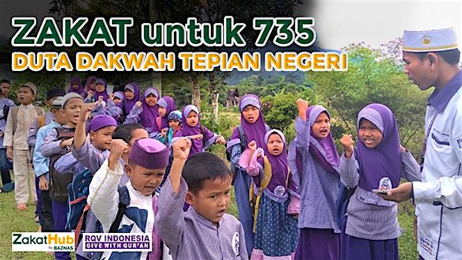 Zakat untuk 735 Duta Dakwah Tepian Negeri